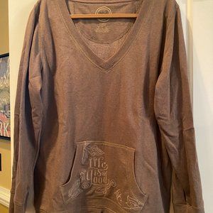 Life Is Good V-Neck Sweatshirt